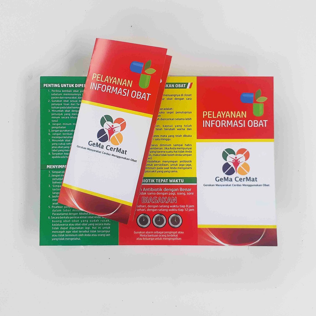 Jual Leaflet Brosur Pelayanan Informasi Obat Brosur Farmasi Leaflet