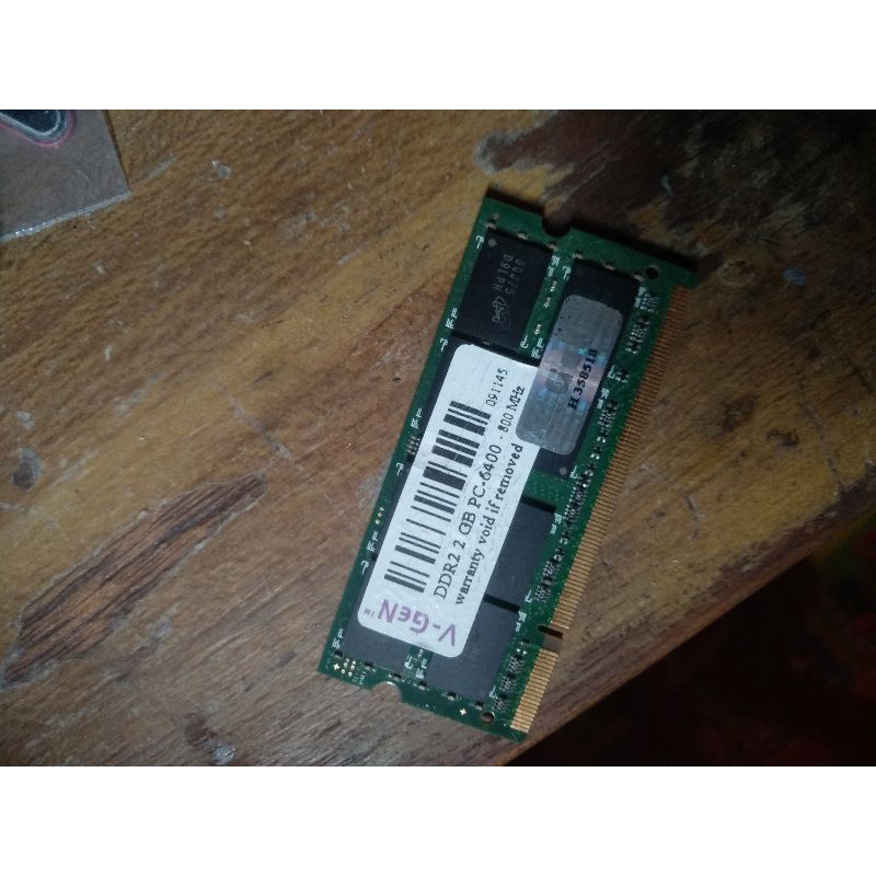 ram laptop ddr2 2gb vgen pc-6400 normal jaya