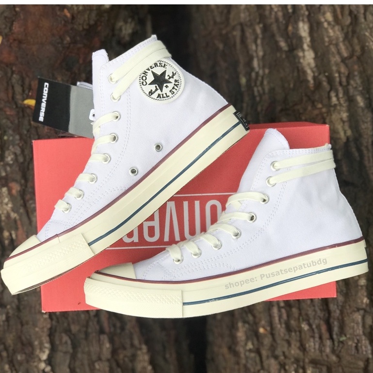 Sepatu Converse All Star 70s High Egret White