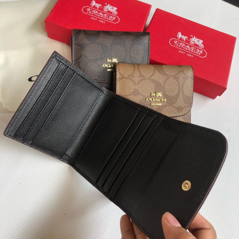 DOMPET WANITA COACH LIPAT FREE BOX