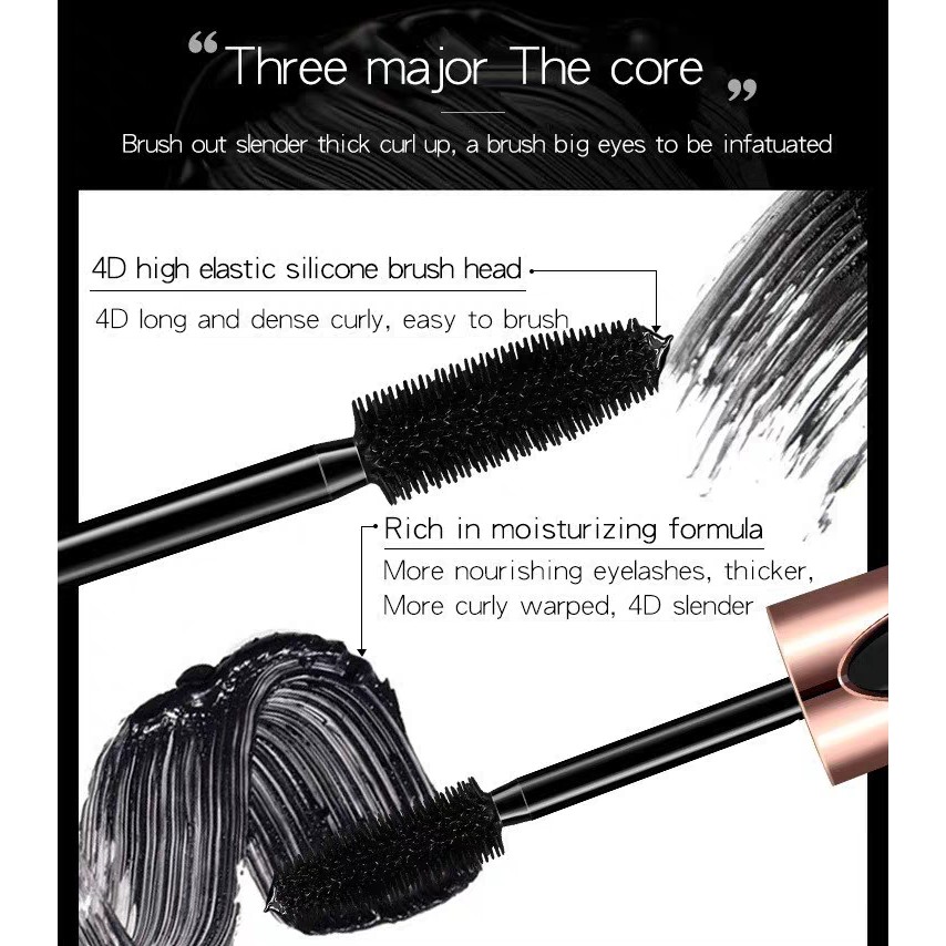 COD 100% Original MACFEE Maskara 4D Fiber Black Mascara