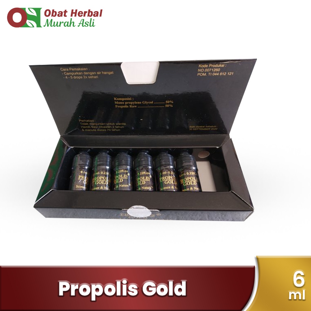 Propolis Gold Hitam Obat Herbal Membantu Memlihara Kesehatan