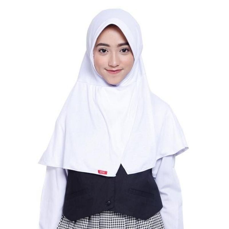 kerudung sekolah anak terbaru | kerudung sekolah zoya | kerudung sekolah putih
