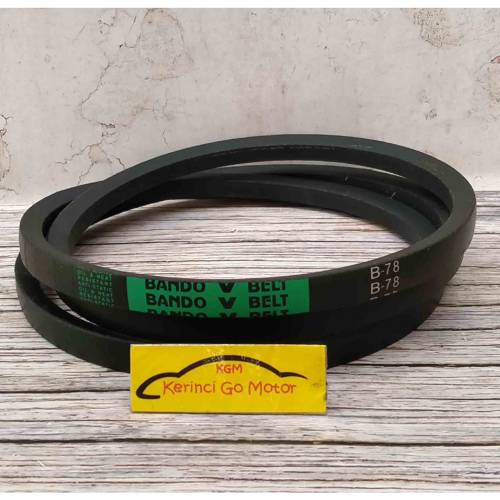 BANDO VAN BELT B-78 V BELT TALI KIPAS B78 FAN BELT VANBELT POLOS B-78