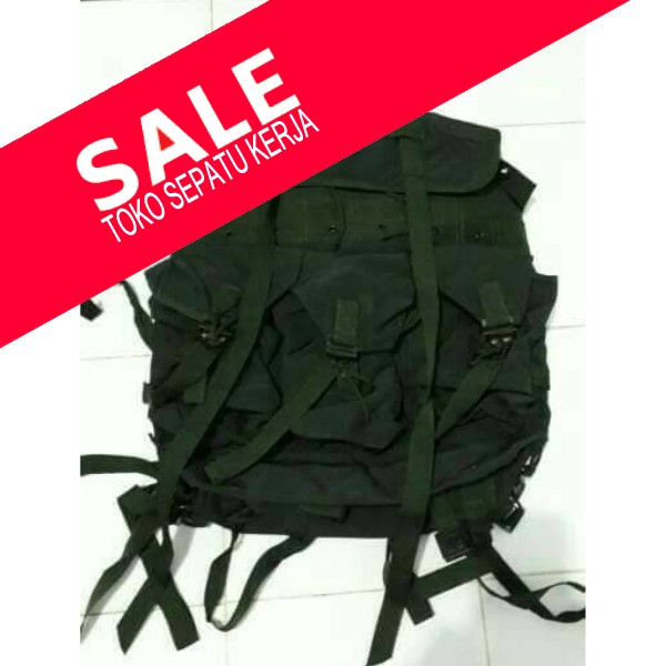 Ransel Korea Ransel Jatah TNI (HITAM) Ransel Punggung Besar (RESAK) POLRI TNI
