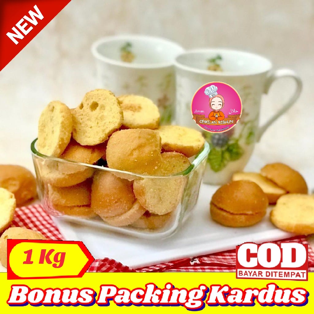 

[1Kg] Bagelen Vanila / Roti Bagelan Bandung | Cemilan Ribhun - camilan termurah makanan ringan jajanan murah cemilan sehat snack kiloan jajanan jadul