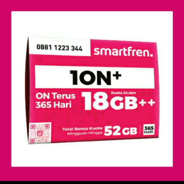 PERDANA SMARTFREN ION+ 18GB FREE 52GB