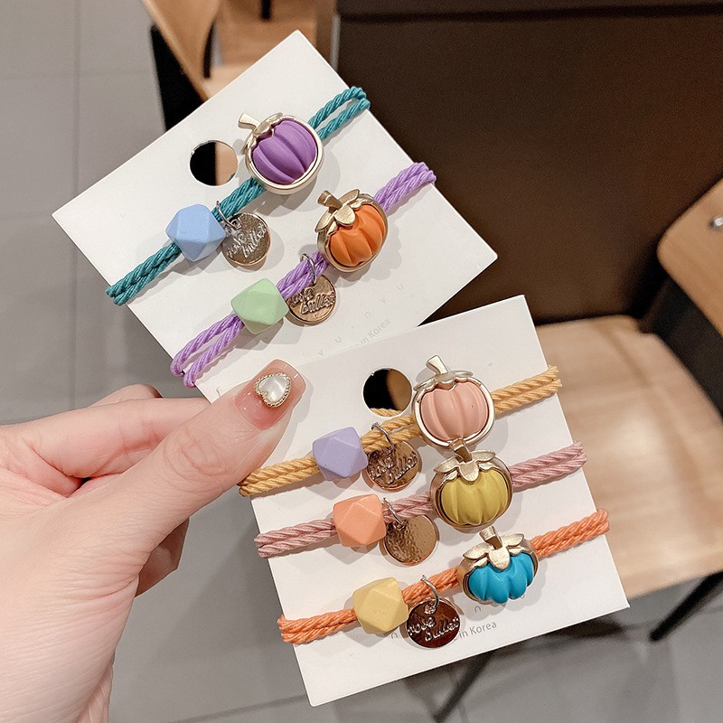 IKATAN RAMBUT KOREA IMPORT / IKAT RAMBUT KARET MOTIF KOREA STYLE / AKSESORIS RAMBUT KOREA / KARET GELANG RAMBUT-I.R - #29 RANDOM