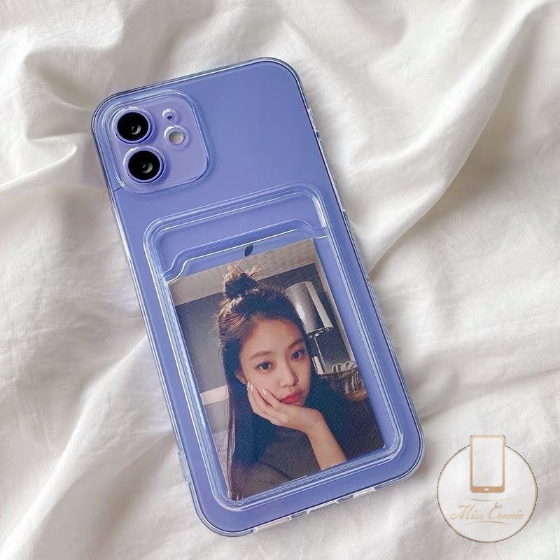 Soft Case Dompet Kartu Kredit Bahan Tpu Untuk Samsung A32 A21S A20S A42 A41 A30 A21 A2 Core Note 10 Note 20 Note 8 Note 20 Note 10plus M01 M11 M20 M21 M30S