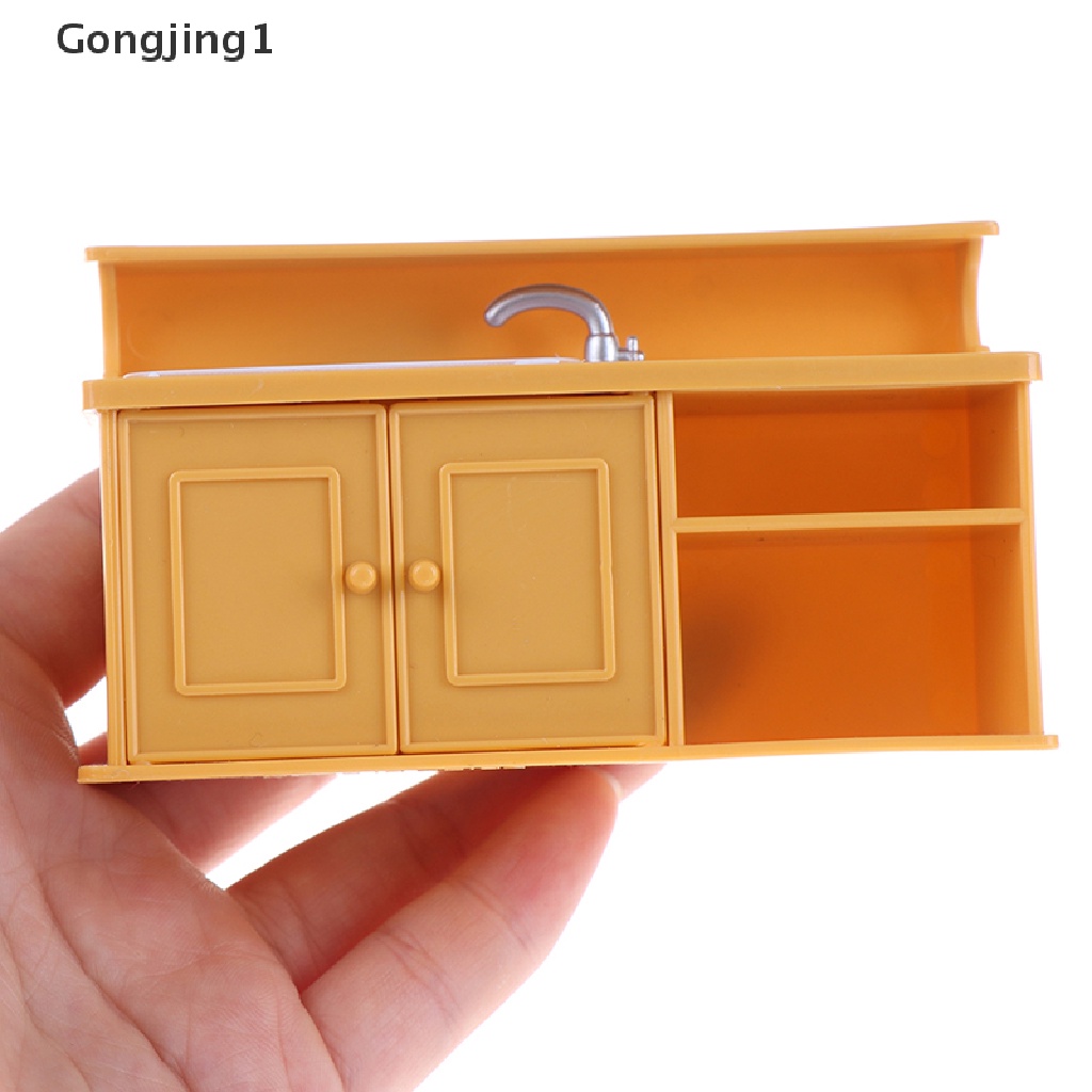 Gongjing1 Mainan Miniatur Peralatan Dapur Bahan Plastik Untuk Aksesoris Rumah Boneka 1 / 12