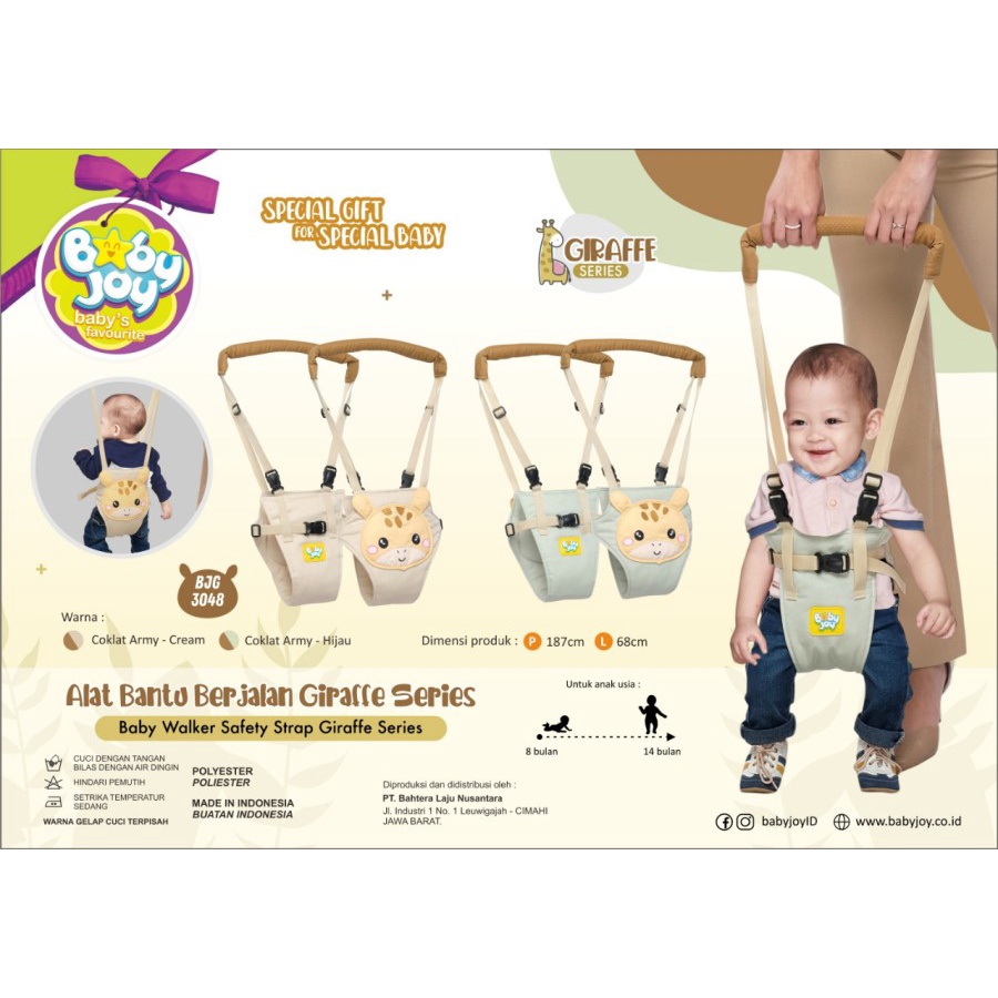 ♥BabyYank♥ Baby Joy Baby Walker Giraffe Series - BJG3048 / Baby Walker Alat Bantu Jalan Bayi Bonnie Baby Joy