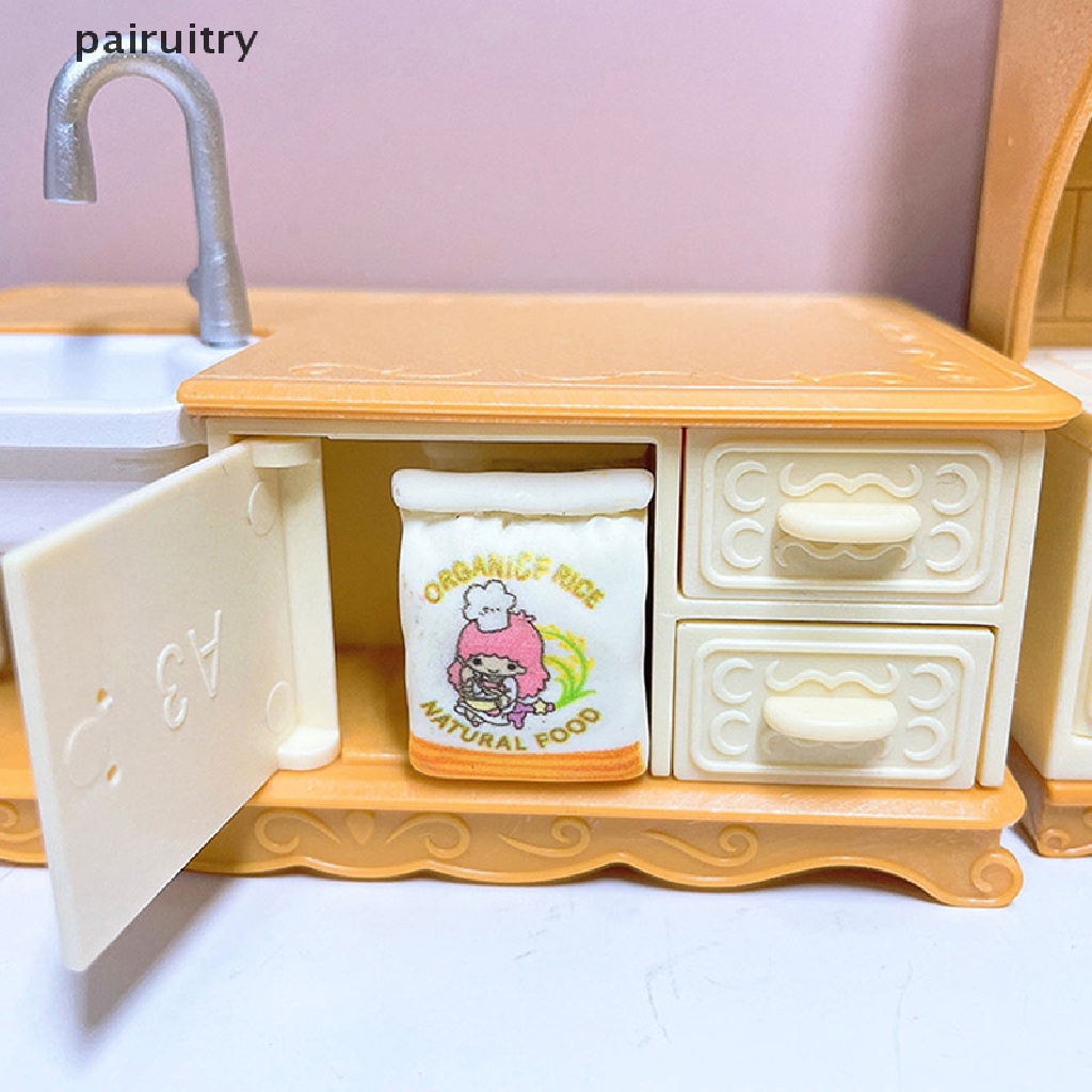 Prt 1 Set Miniatur Kantong Tepung Skala 1: 12 Untuk Dekorasi Dapur Rumah Boneka