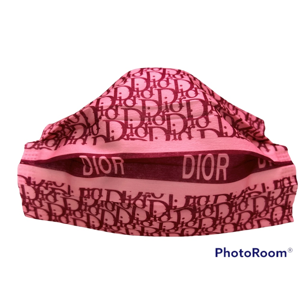 Masker Premium Dewasa Dior Pink 3 Ply - Satuan