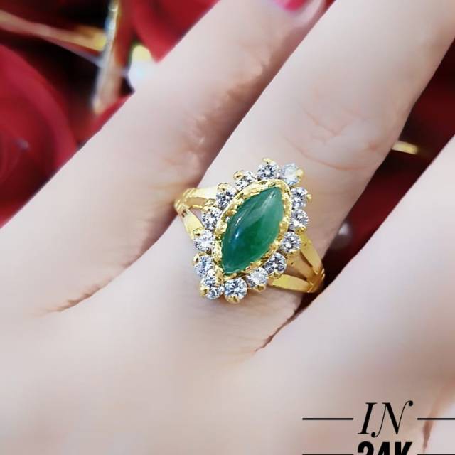 Xuping cincin lapis emas 24k 0125i