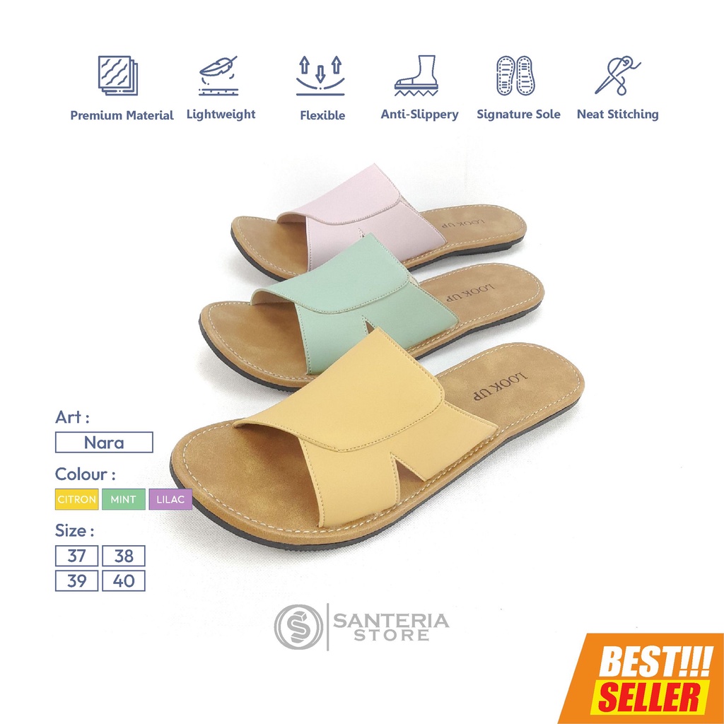 Sandal Wanita Kekinian Sandal Teplek Wanita Sandal Karet Wanita Sandal Kokop Wanita Anti Slip Sandal