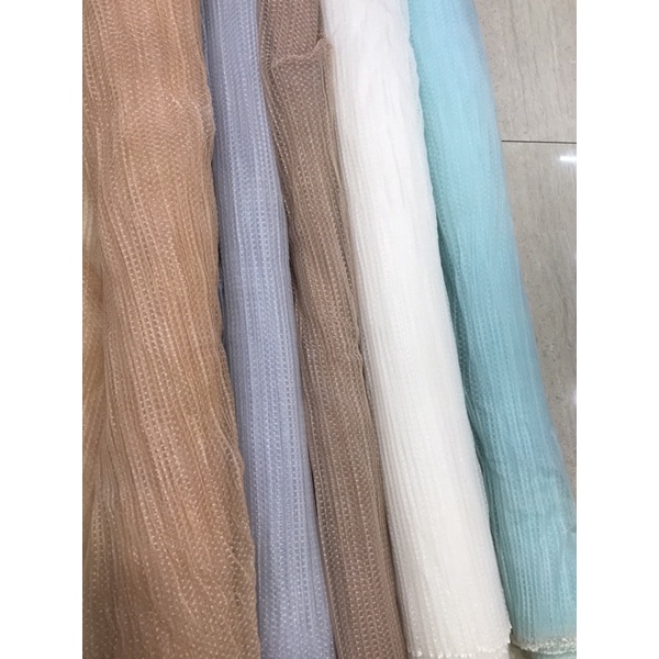 ORGANZA MESH PLEATS/ORGANDY PLISKET