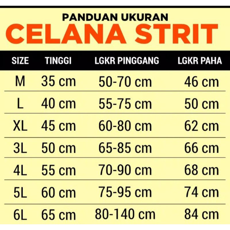 CELANA LEGING STRIT JUMBO BIG CELANA STRIT WANITA REMAJA DEWASA