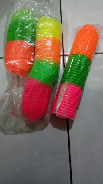 36 Pcs (3 Lusin) Cetakan Agar Ulir 4 Warna