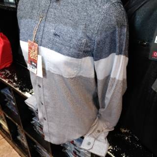  CARDINAL  Flannel Kemeja Pria  Slimfit Katun  Panjang 