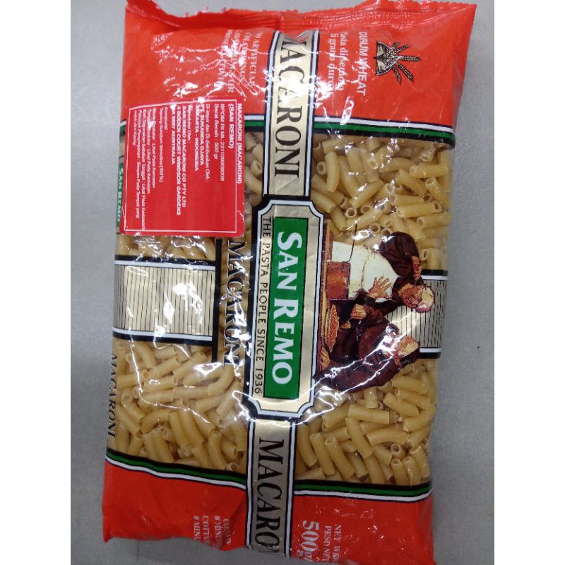 

san remo macaroni 500gr