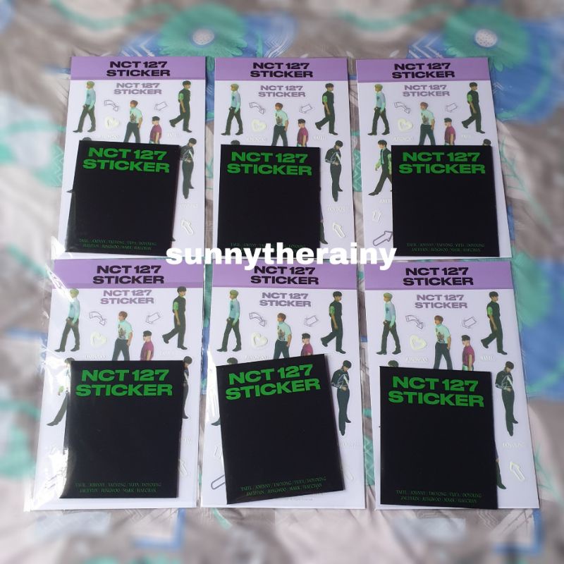 [SEALED] NCT 127 Sticker MD Photo + Glow in the Dark Sticker Ready Stock NCT127 GITD Taeil Johnny Ta