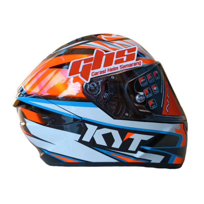 NFR AXEL BASANI NFR CHARGER HELM NFR HELM FULL FACE KYT NFR AXEL BASANI