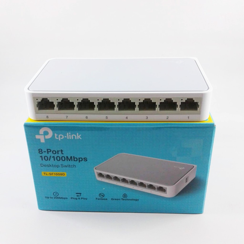 TP LINK TL-SF1008D 8 PORT 10/100 MBPS SWITCH HUB