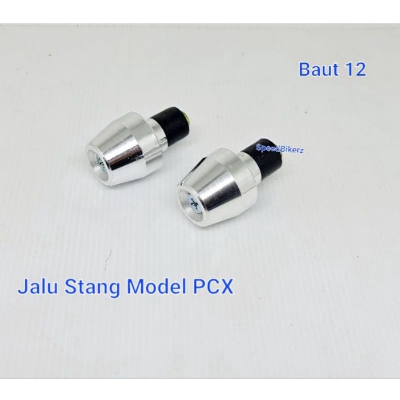 Jalu Stang Model PCX Bahan Besi Warna Crome Baut 12 Bandul Stang Besi Pcx Universal