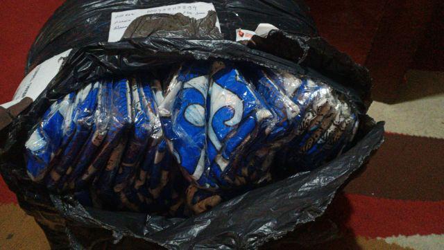 Kemeja Batik Pria Lengan Pendek Hem Atasan Batik Motif Perisai Seragam Murah Pekalongan M L Xl