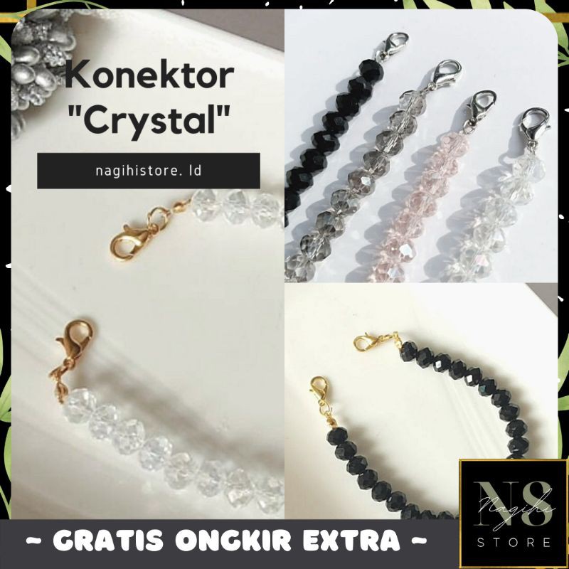 ✨NAGIHI✨KONEKTOR MASKER WANITA AKSESORIS MASKER KONEKTOR CRYSTAL PREMIUM AKSESORIS HIJAB KONEKTOR MASKER CRISTAL KONEKTOR MASKER BENING AKSESORIS FASHION