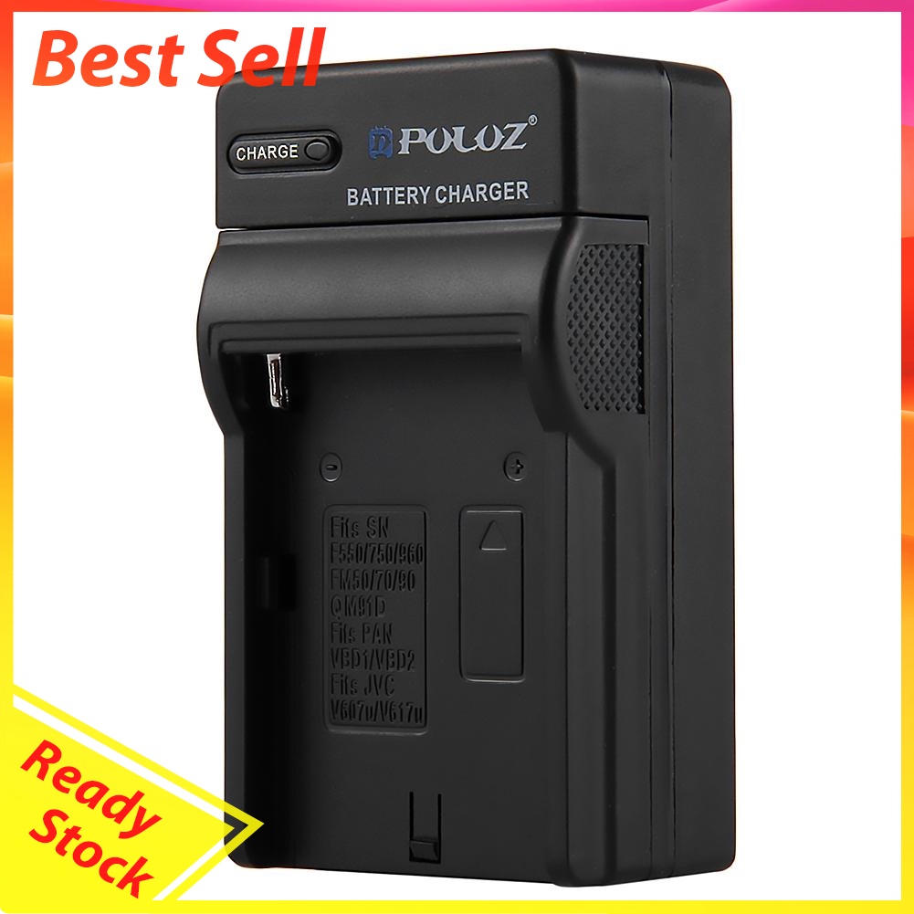 PULUZ PU2133 US Plug Camera Battery Charger for SONY NP-F550/F570/F750/F770