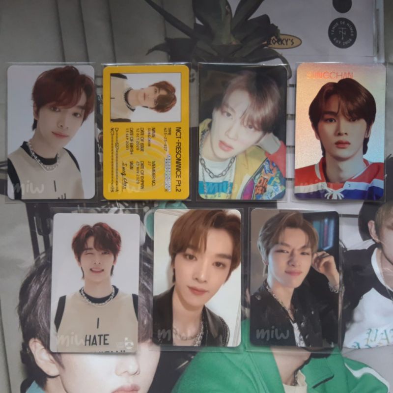 PC PHOTOCARD SUNGCHAN DEPARTURE LENTI HOLO ID CARD CASHBEE AR TICKET JEWEL UNIVERSE