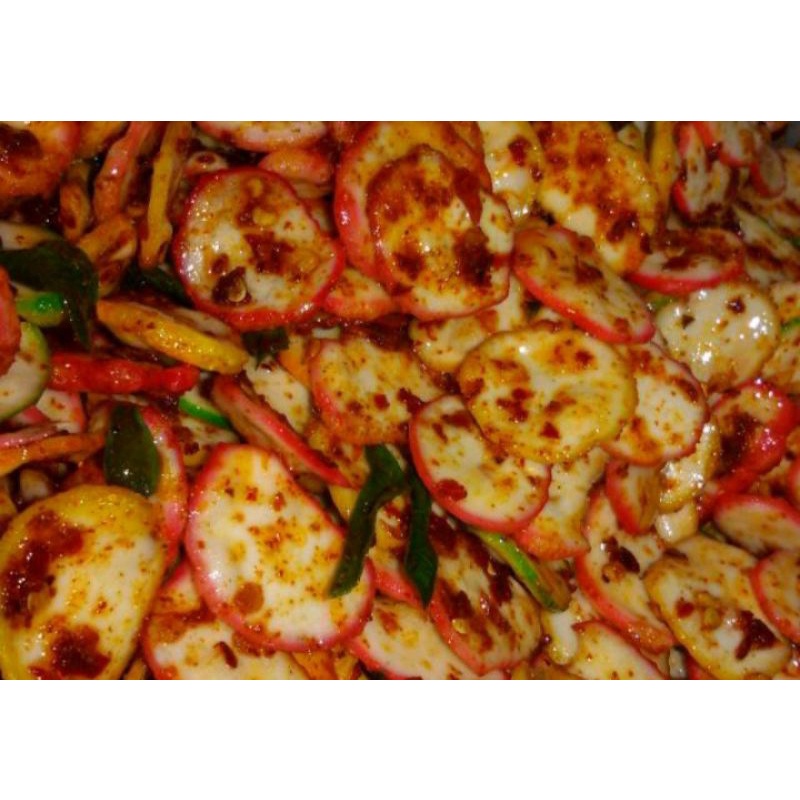 

kerupuk seblak kering daun jeruk