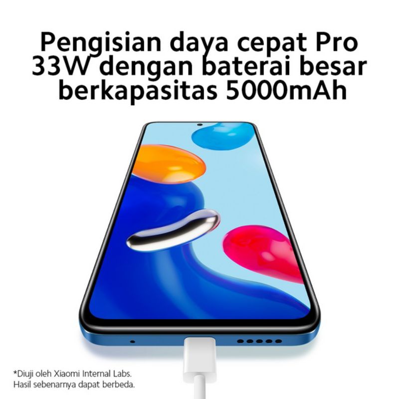 HP Terbaru Xiaomi Redmi Note 11 6/128 Ram 6GB Rom internal 128GB - New Original Garansi Resmi TAM - Snapdragon 680 Display AMOLED - Warna Grey Black Blue White Hitam Biru Langit Tua Putih - 4/128 6 4 128 GB 4GB - Promo Murah-4