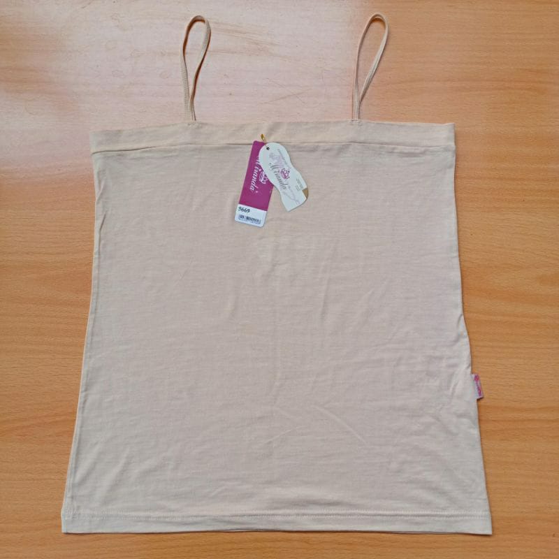 Tank Top Square Kemben Kotak Adem Bagus Tali kecil  Kaos Dalam Wanita Merk Miranda Size S - XXL 5669
