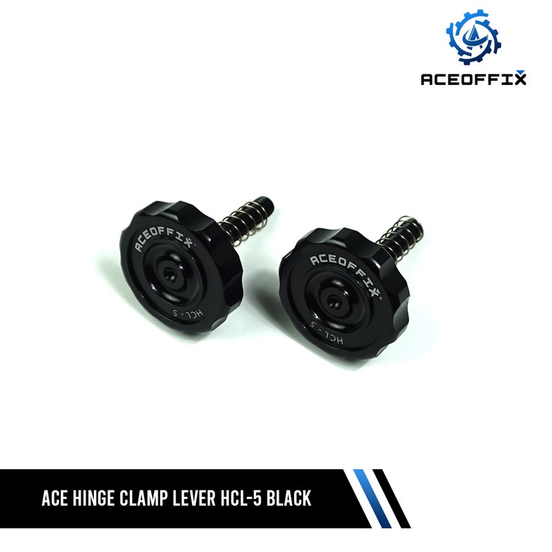 ACEOFFIX HINGE CLAMP LEVERS HCL-5 BLACK