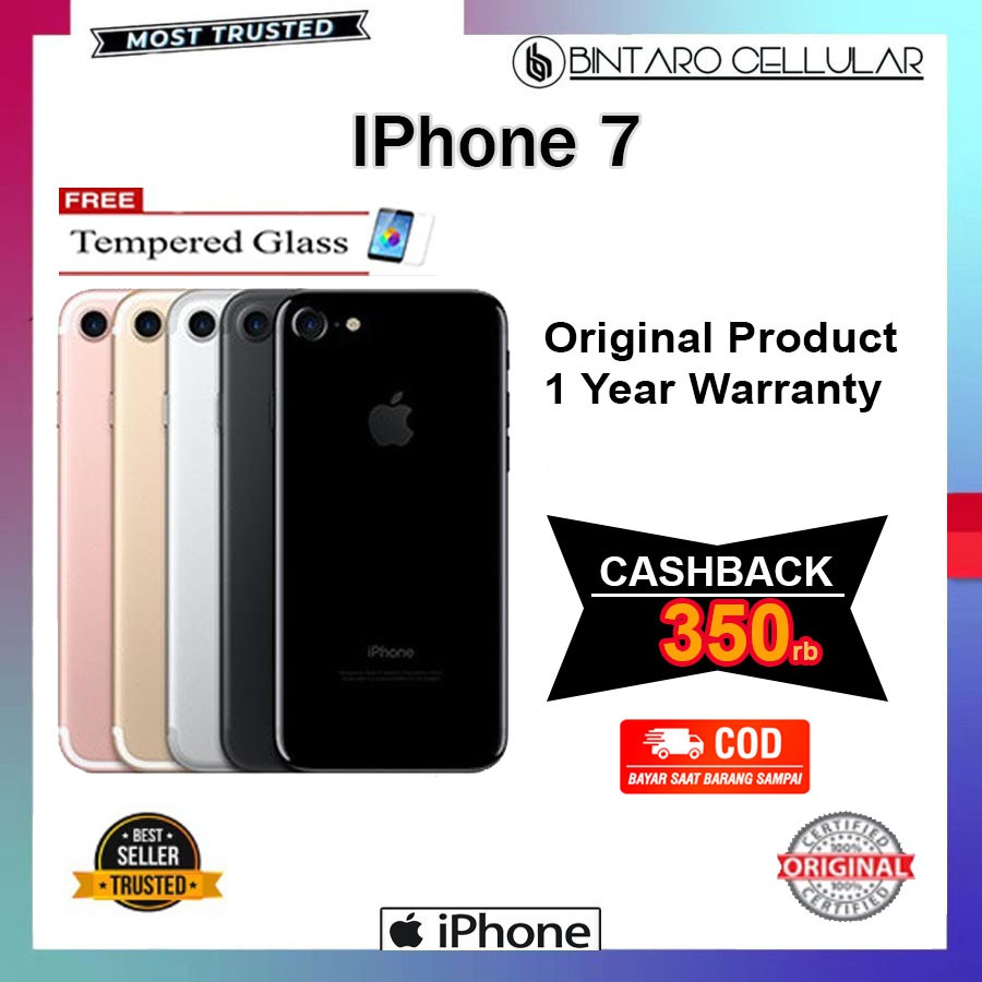 iPHONE 7 256GB 128GB 32GB Bekas-Second fullset Mulus 100% Original