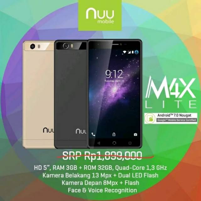 Smartphone Nuu Mobile M4X LITE 32GB