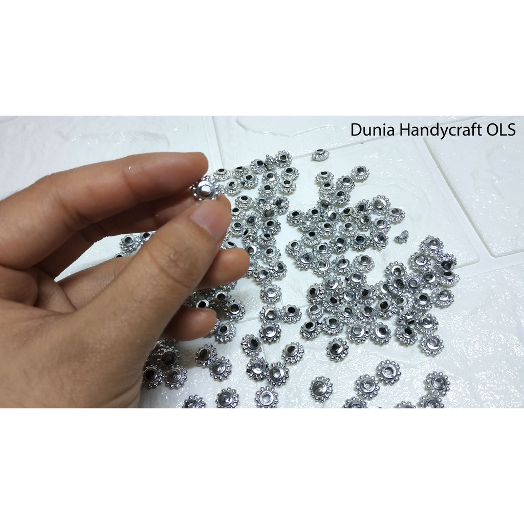 Roda DIY Bahan Aksesoris Gelang Kalung Anting Gantungan Tas