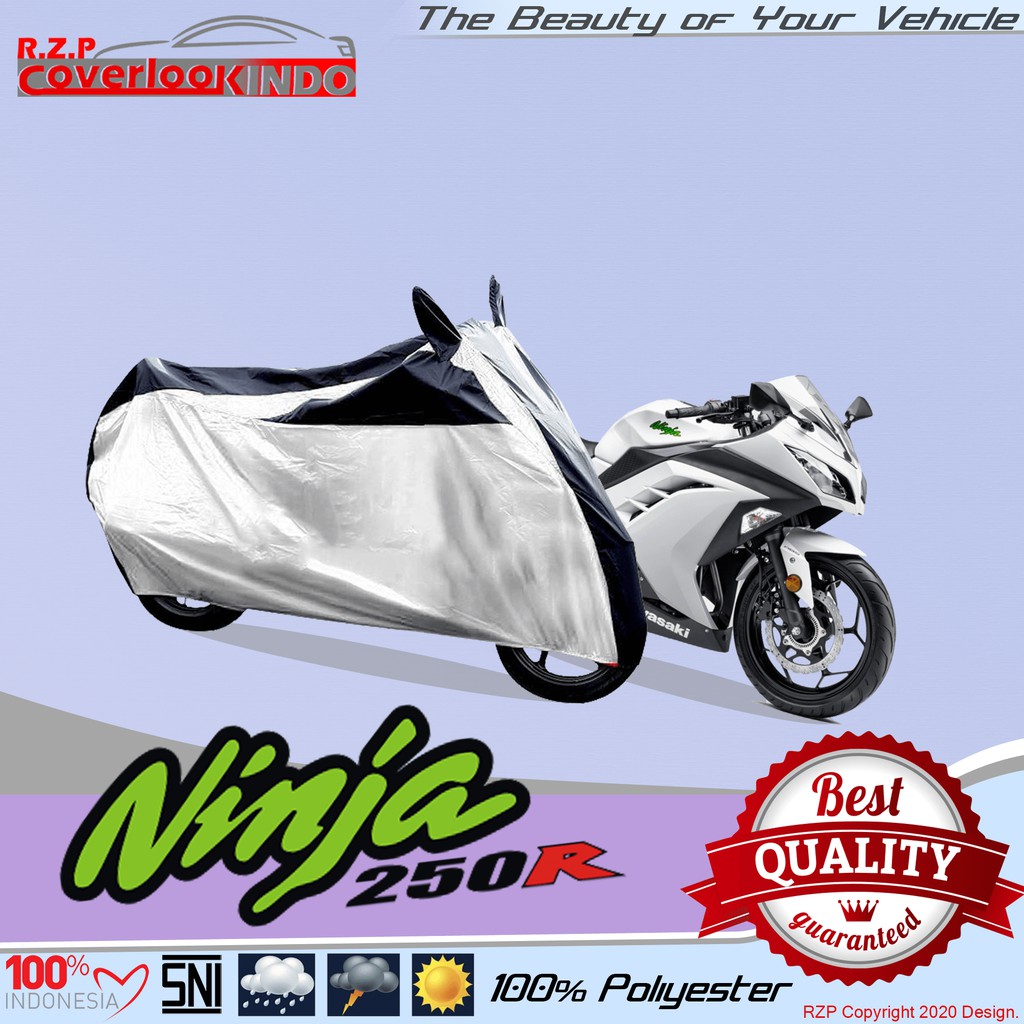 PELINDUNG MOTOR NINJA 250 SARUNG MOTOR NINJA 250 COVER MOTOR NINJA 250 BEST SELLER