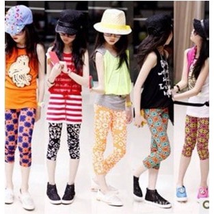 Celana Legging Anak Motif Corak Size S/Leging Celana Anak &amp; Balita