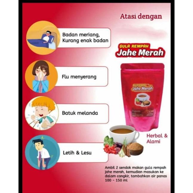 

Serbuk Rempah Jahe Merah 200 gr