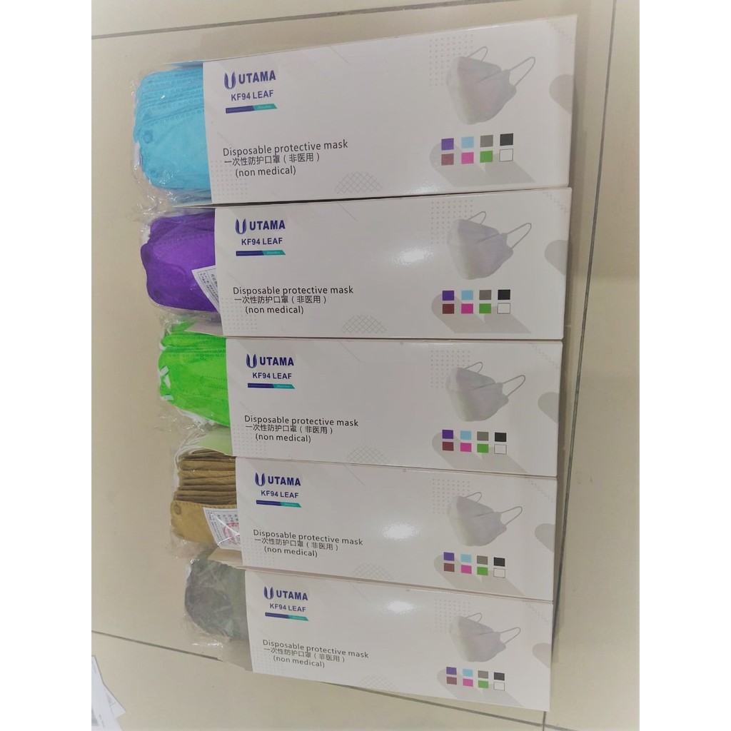 Masker KF94 Utama Leaf Disposable protective mask non-medical