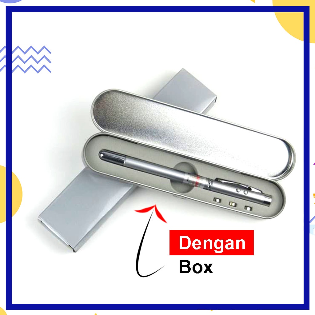 Pulpen Pointer Box Premium Presentasi Pena 5 In 1 Laser Pulpen Pen Exclusive Pena Laser Pointer Box Premium Presentasi Stik Komando - Pulpen Dengan Box Mewah