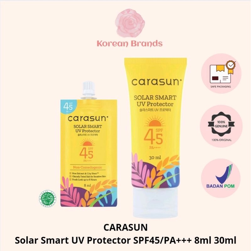 Carasun Solar Smart UV Protector SPF45/PA+++ 8ml 30ml