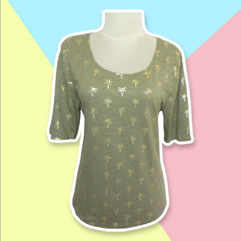 RBM-7951 BLOUSE ATASAN WANITA MURAH BRANDED CHICOS BIGSIZE JUMBO - PILIH SIZE