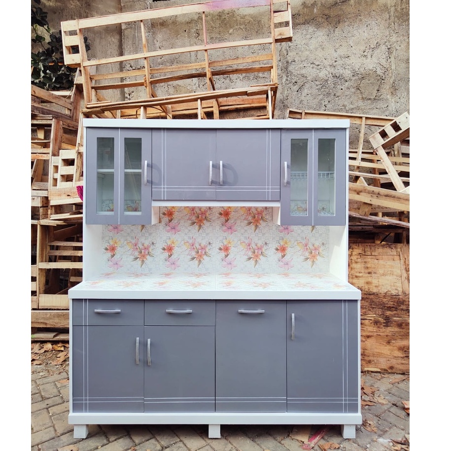 ( FREE ONGKIR) Rak sayur 4 pintu / lemari sayur 4 pintu / lemari piring