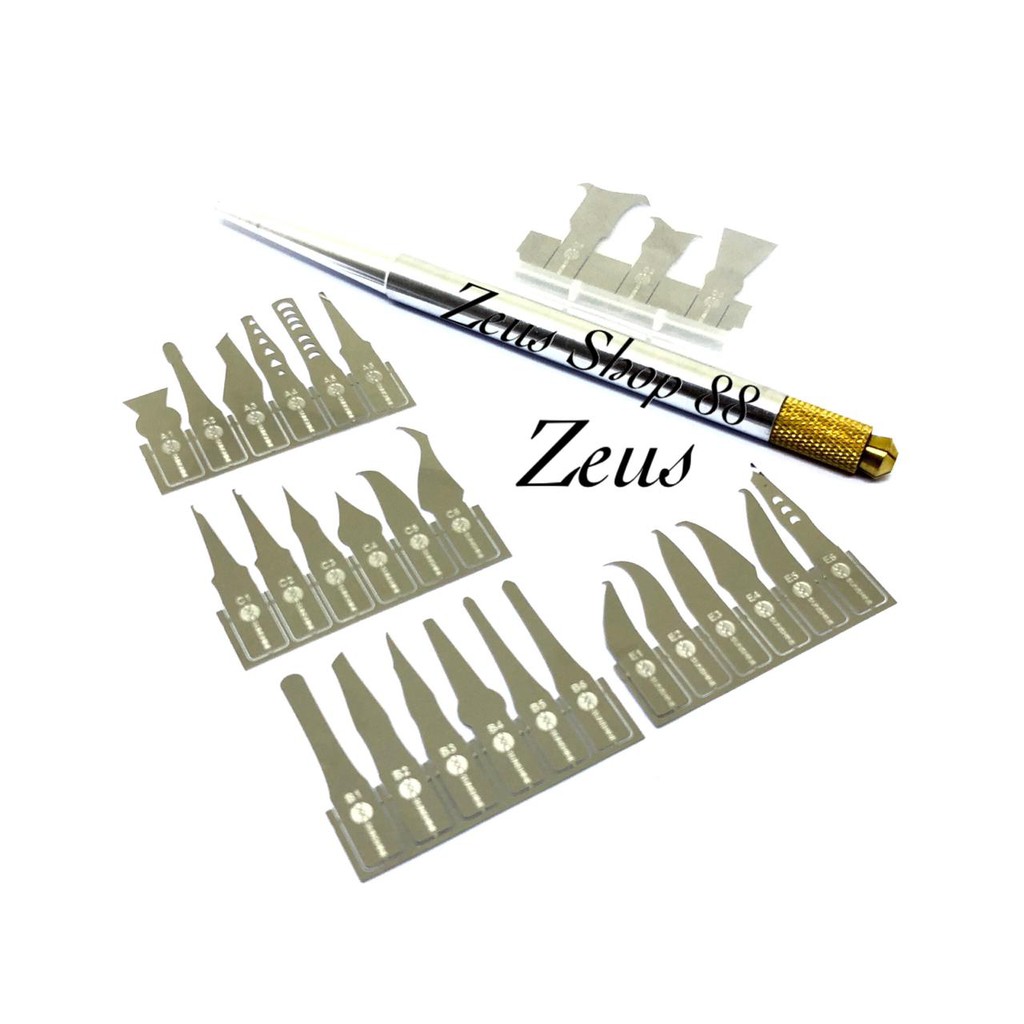 Pisau Ic Handphone - 1Set Isi 27 Mata Pisau Precision Sunshine SS-101A - Pisau Ic Hp - Pisau Ic Set