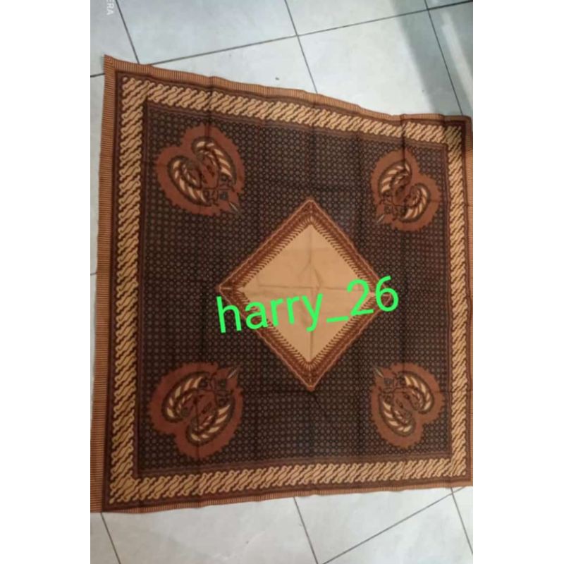 Udeng Segi Empat Jawa Batik Cap - Kain Blangkon Segi Empat Batik Cap