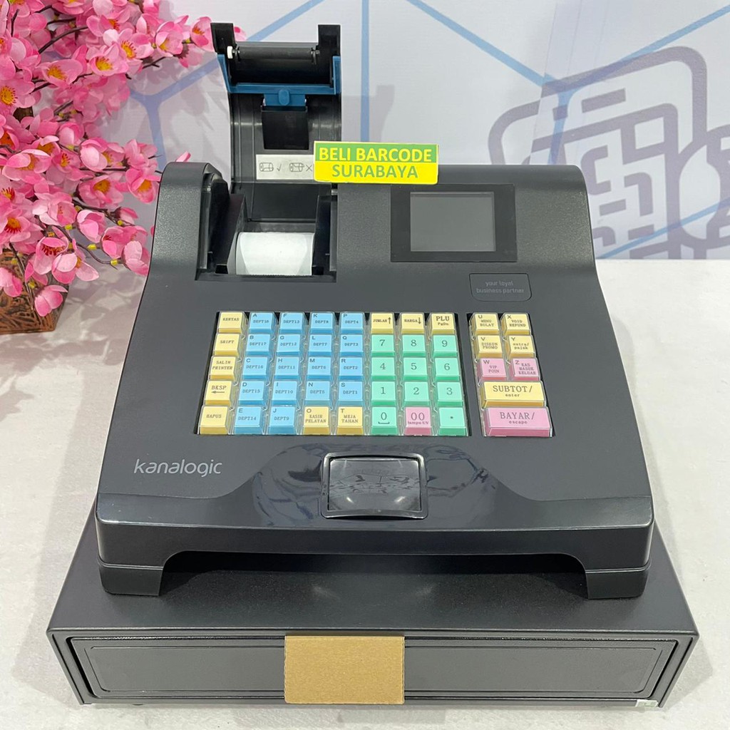 CASHREGISTER / MESIN KASIR KANALOGIC KCR-181SW - KCR 181 SW BLACK